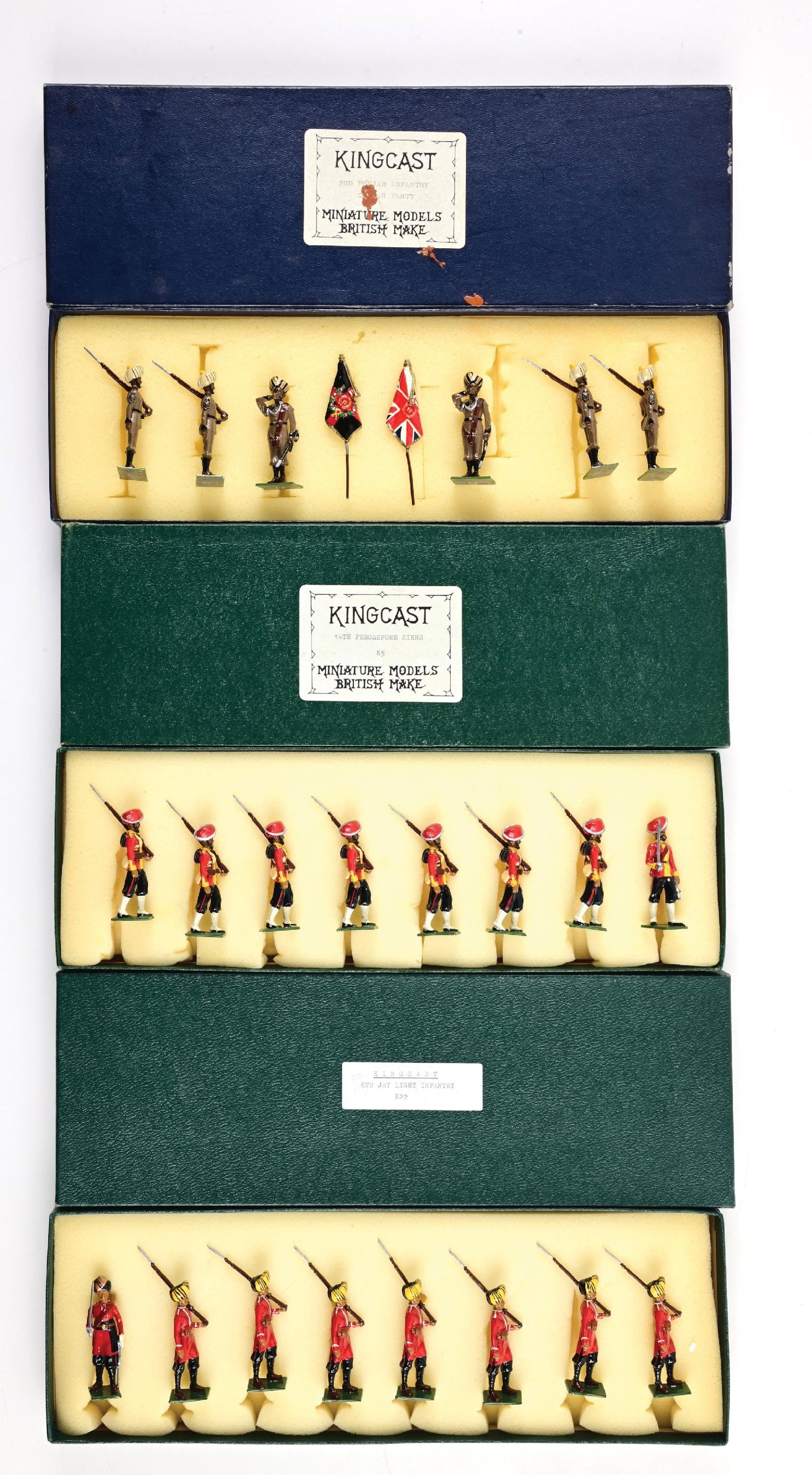 LOT OF 3: KINGCAST INDIAN ARMY (1 of 2)