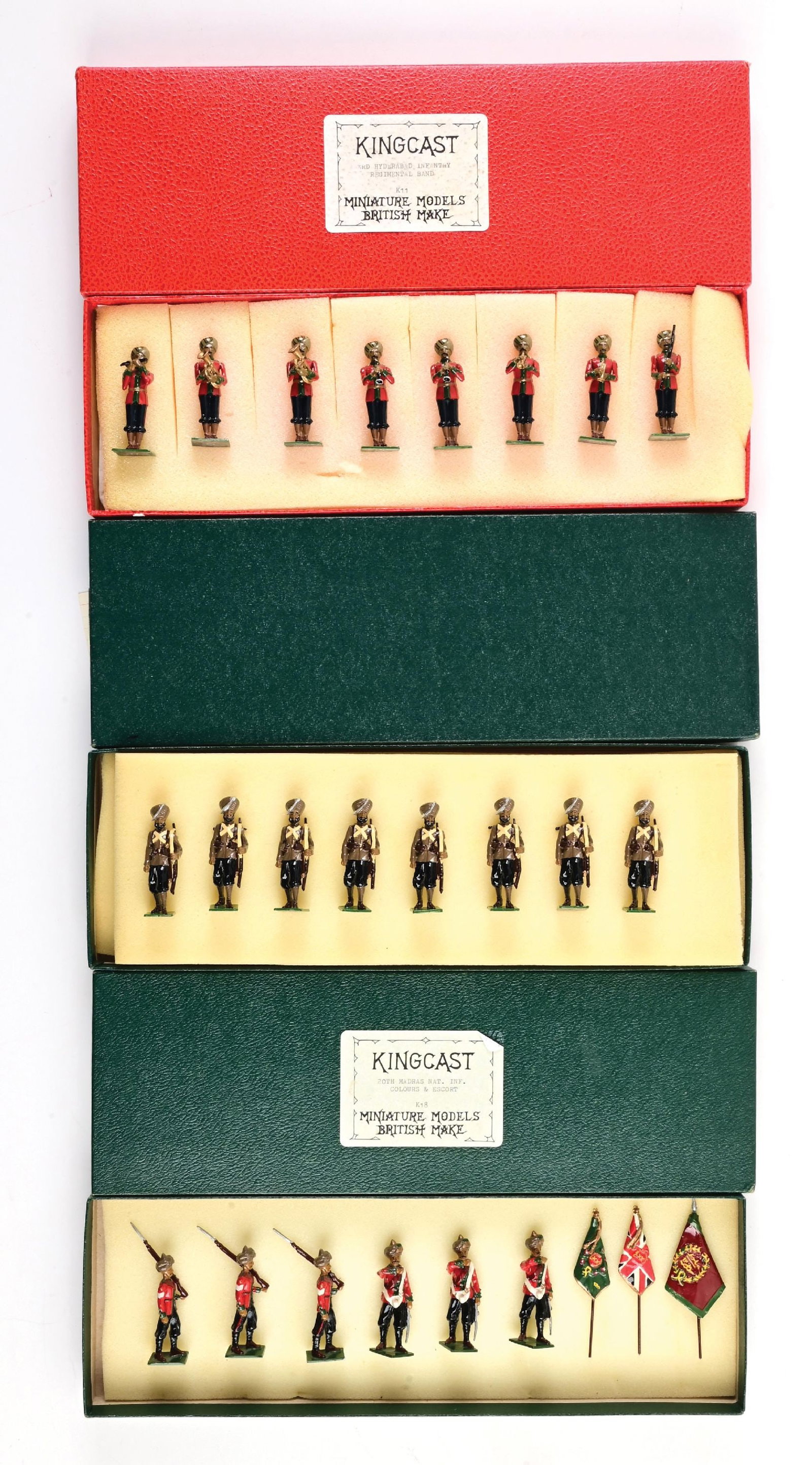 LOT OF 3: KINGCAST INDIAN ARMY (1 of 2)