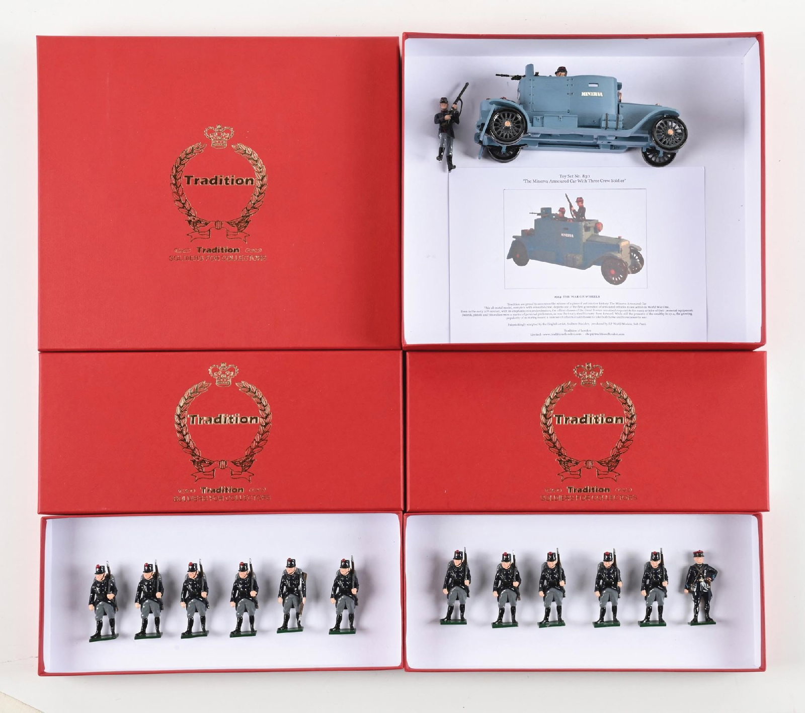 LOT OF 3: TRADITION SETS IN BOXES (1 of 2)