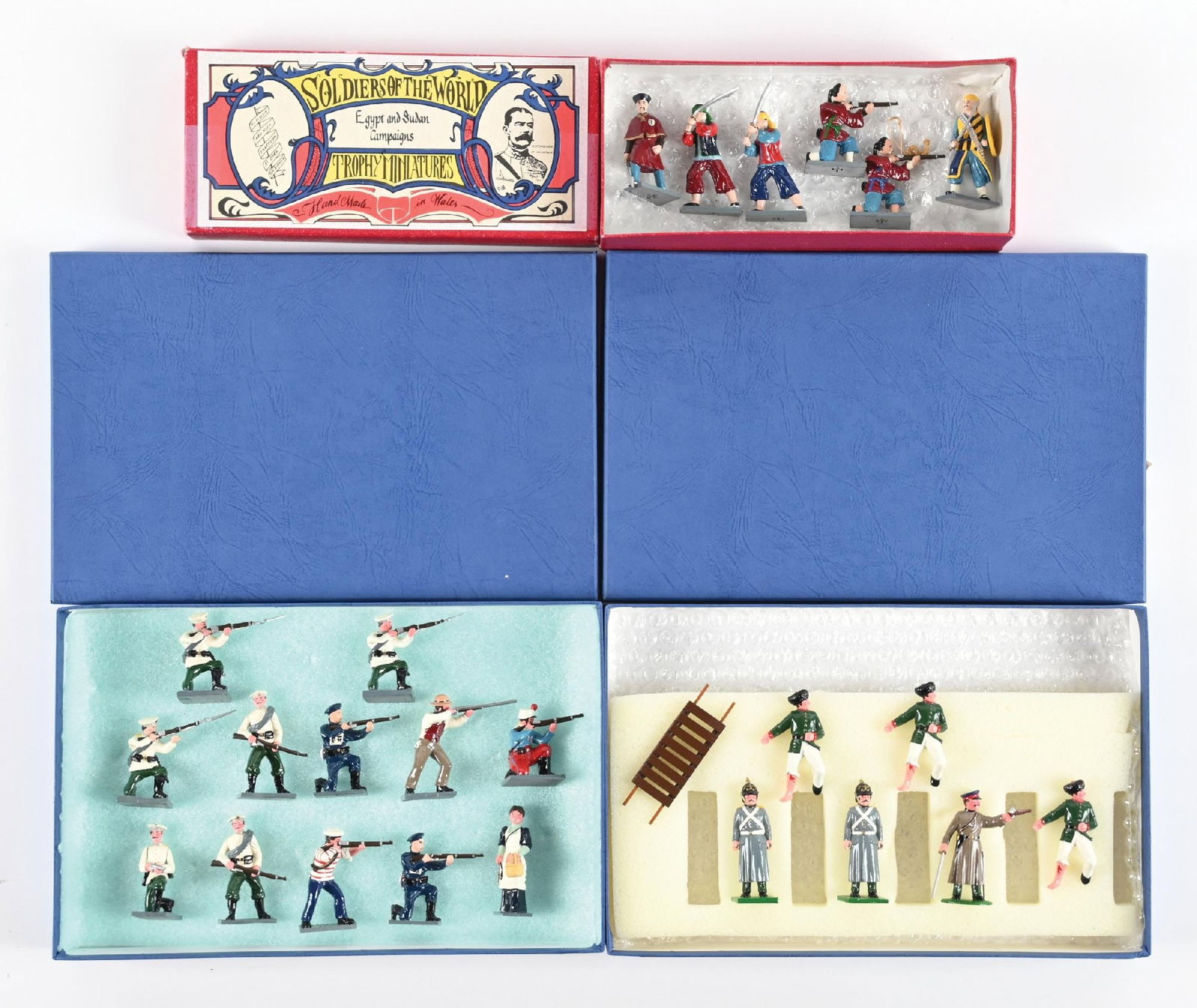 LOT OF 3: TROPHY MINIATURES SETS IN BOXES (1 of 2)