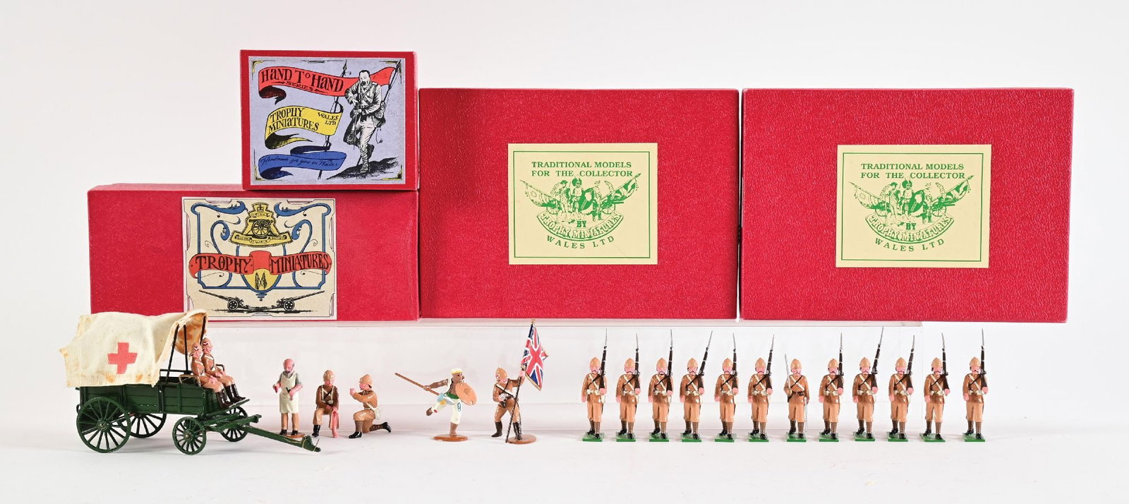 LOT OF 4: TROPHY MINIATURES SUDAN WARS (1 of 2)