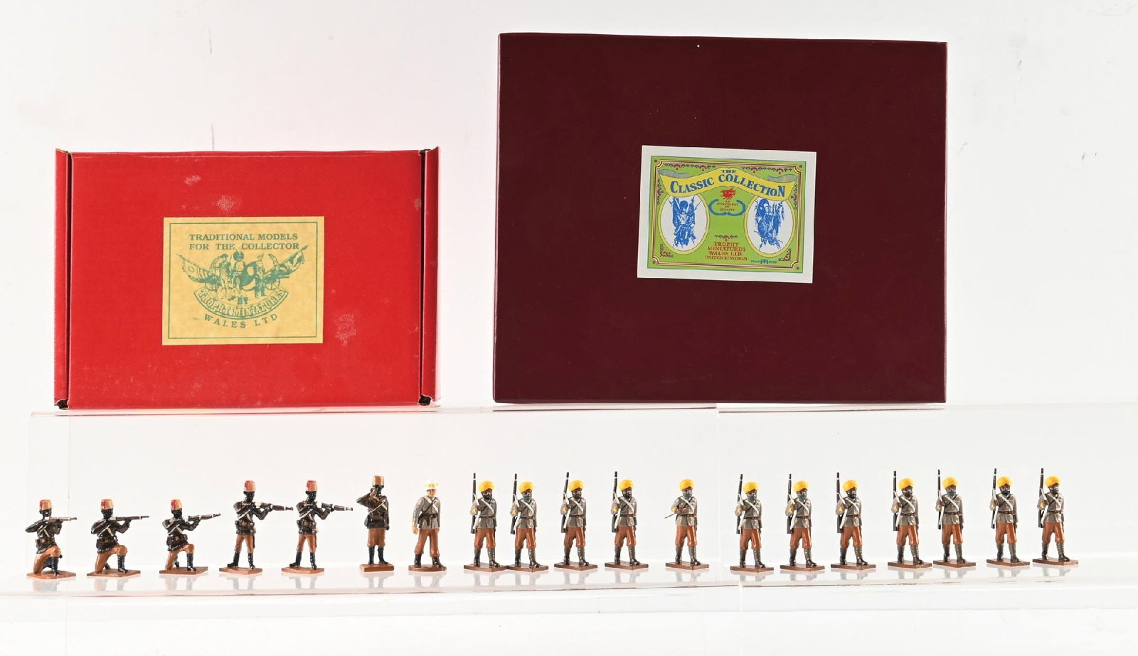 LOT OF 2: TROPHY TOY SOLDIER SETS IN BOXES (1 of 2)