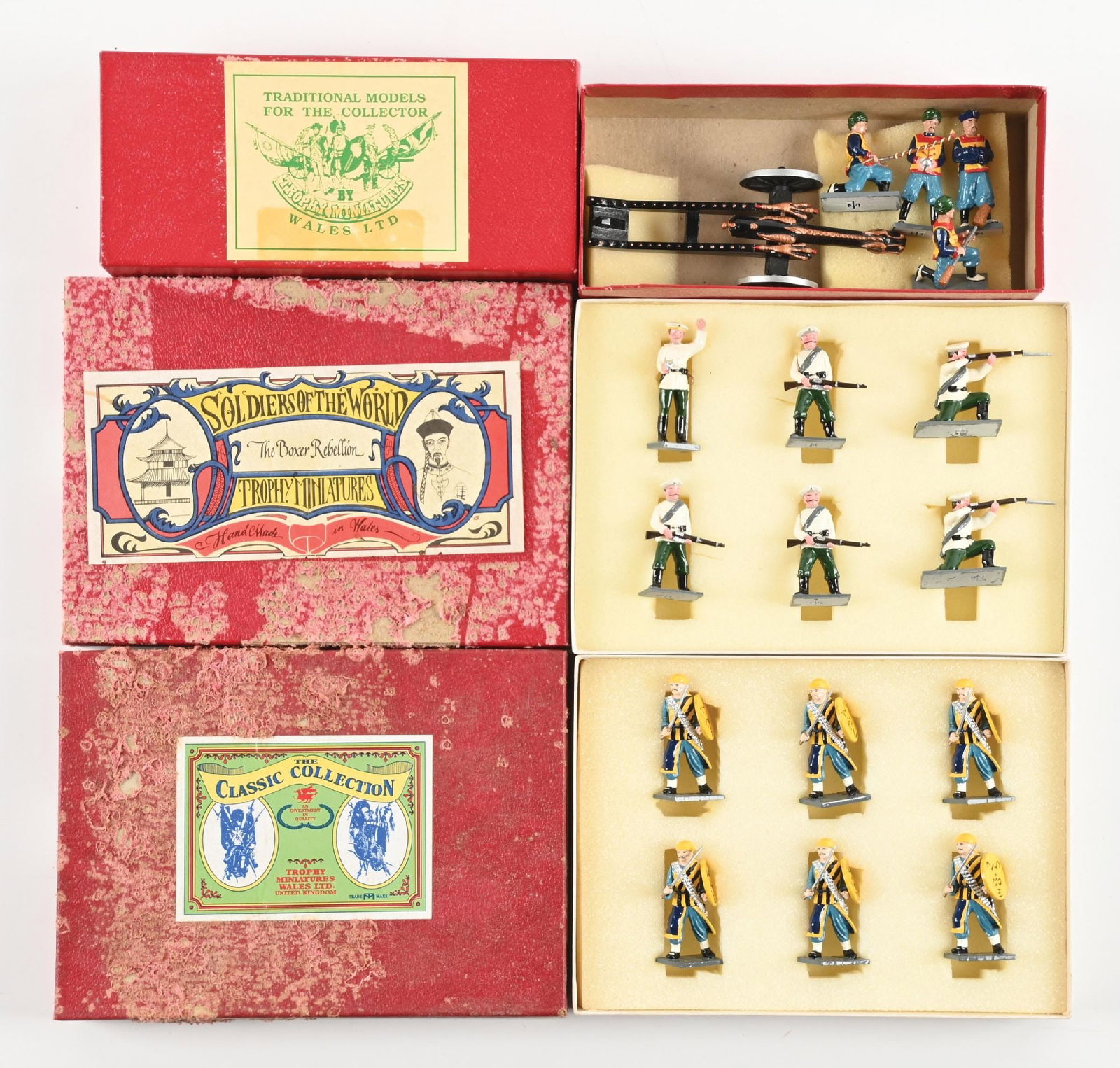 LOT OF 3: TROPHY MINIATURES BOXER REBELLION (1 of 2)