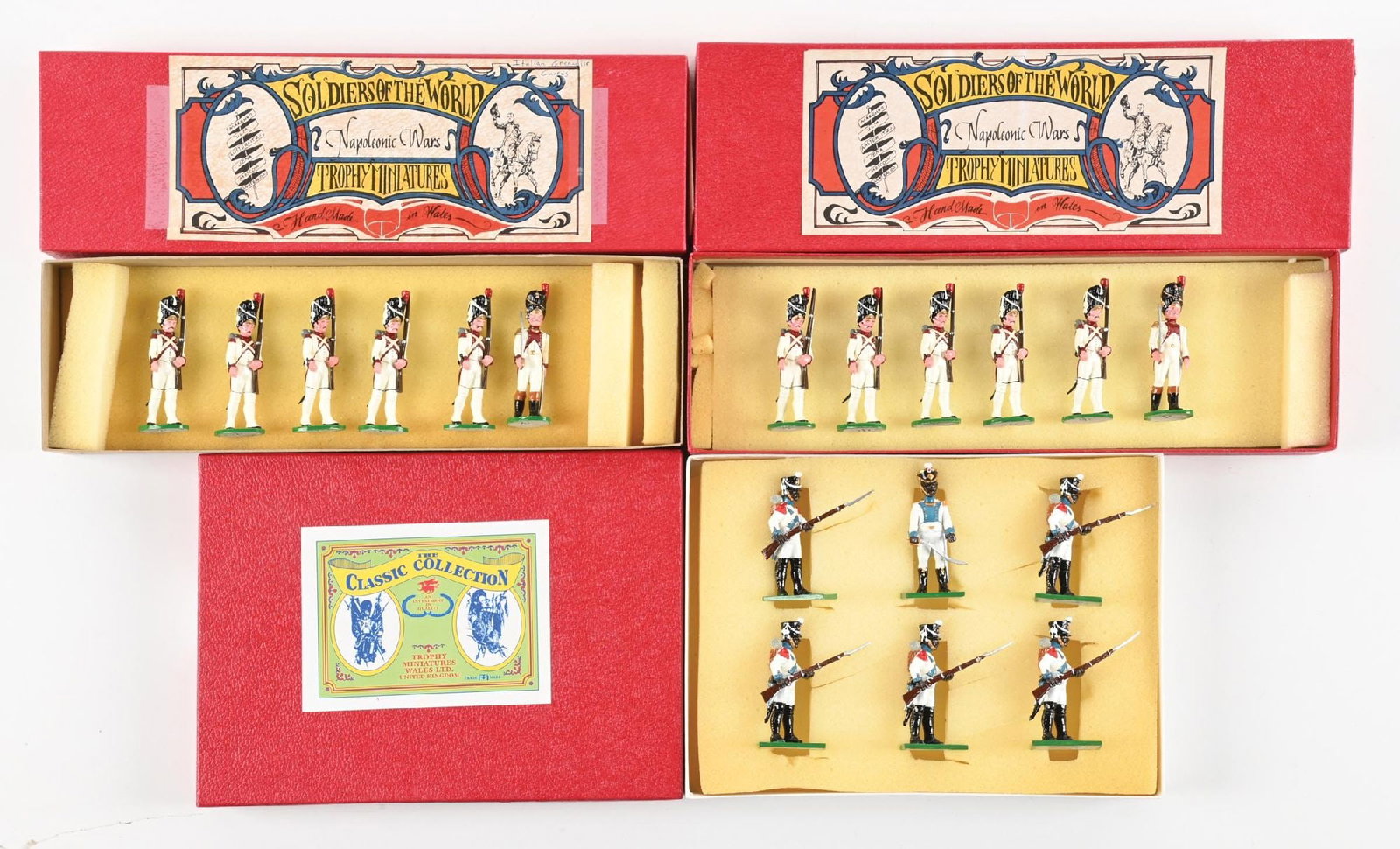 LOT OF 3: TROPHY NAPOLEONIC SETS IN BOXES (1 of 2)