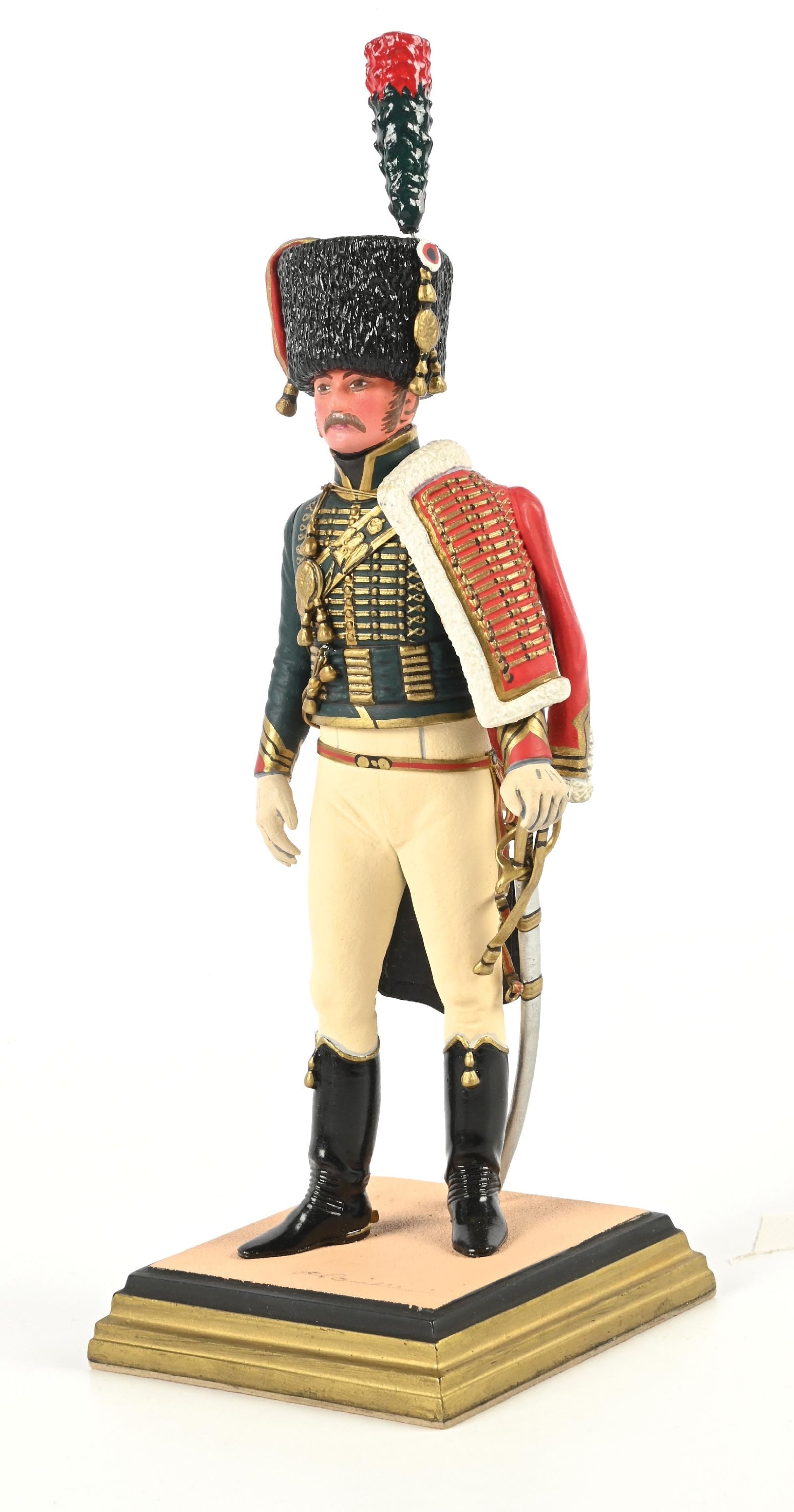 GEORGES FOUILLE 1ST EMPIRE CHASSEUR A CHEVAL DE LA GARDE OFFICIER FIGURE (1 of 1)