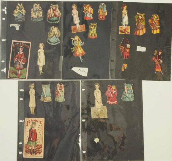 Victorian Paper Dolls.: Includes several McLoughlin Brothers sets and partial sets including, Little Bo Peep, Fanny Fair, Jeannie and others. Condition (Very Good).