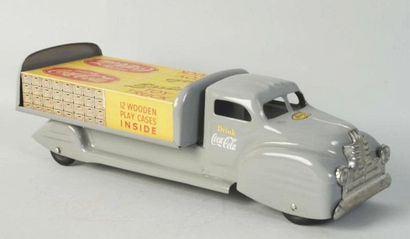 Reproduction Coca-Cola Lincoln Truck & Box.: Condition (Near Mint Plus). Size 15 - 1/2" L.