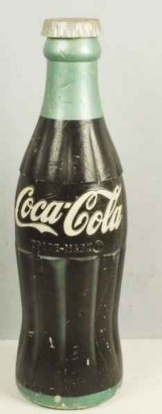 1950s Coca-Cola Styrofoam Display Bottle.: Marks, wear, dents and chips. Condition (Good - Very Good). Size 41 - 1/2" T.