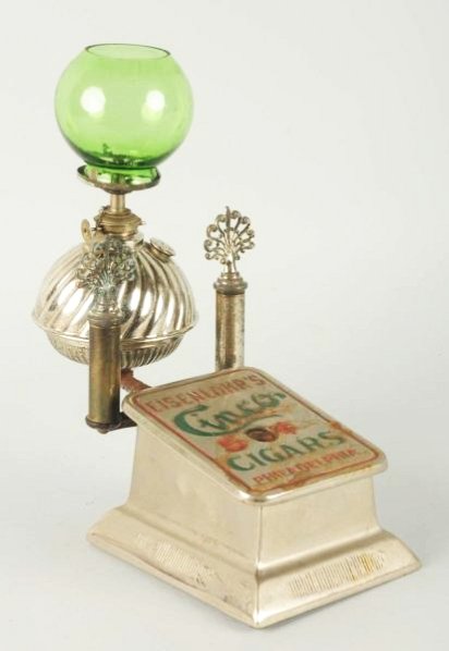 Cinco Cigar Cutter & Lighter.: Original condition. Early 1900s. Condition (Excellent Plus). Size 11 - 1/4" T.