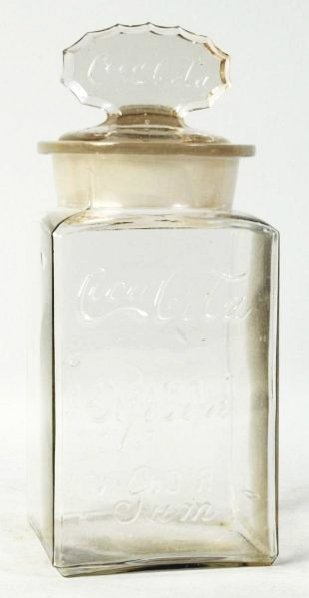 1912-14 Franklin Coca-Cola Gum Jar.: Original lid. Jar is all original. Condition (Very Good). Size 11" T. CORRECTION: The description has been updated to more accurately reflect the lot.