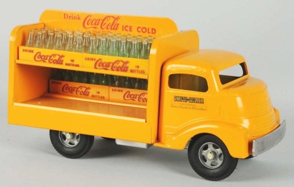 Coca-Cola Smith-Miller Truck and Box.: Made in 1980's from 1950's parts. No wear noted. Condition (Near Mint). Size 13" L.