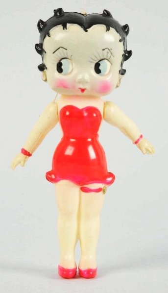 セルロイドベティブープ Betty Boop Celluloid Trapeze windup from Japan *SOLD