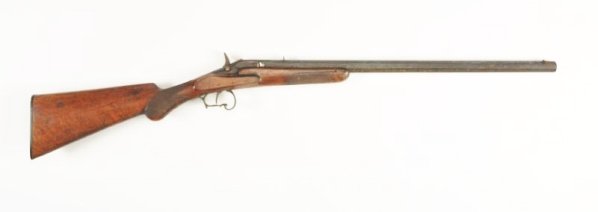 Lot of 2:Parlor Rifles .22 Cal.**.: No serial no. visible. 24" barrel. Breech loader. Belgan made. Surface rust on metal surfaces heavy handling marks on wood. Second is a Geco Carabineer. .22 Cal. Serial No.959. 22" barrel length and a