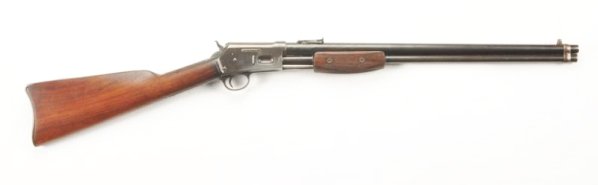 Colt Lightning 44 Carbine Rifle.**: Serial No.88988, manufactured in 1901 with a 20" barrel length and pump action. Very good bore. Slight wear at handling points. Stock shows few handling marks. Original crescent butt plate. Mechanical