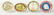Lot of 4: Advertising Tip Trays.