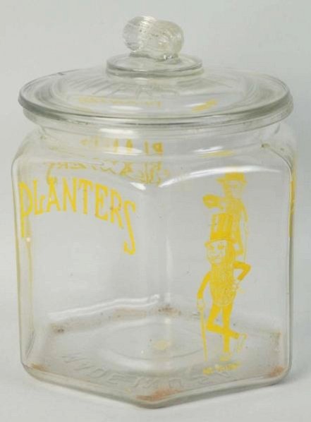 Planters Peanut Countertop Display Jar.: Condition (Very Good). Size 9 - 1/4" T.
