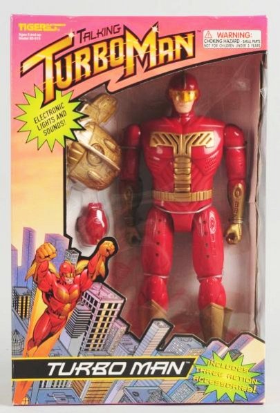 Talking Turbo Man Action Figure.