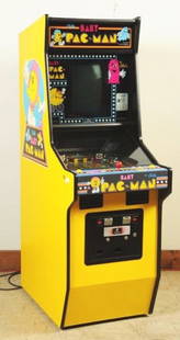 Bally Baby Pac Man Pinball Machine (1980).: Hard to find. Excellent condition. Like new, completely restored. Came out during the time that video games were cutting deeply into the pinball market. Solid State pinball. Combination video game