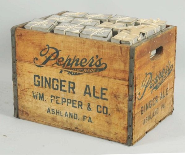Large Lot of Pepper Soda Labels.: Approximately 20,000 assorted labels. Condition (Near Mint).