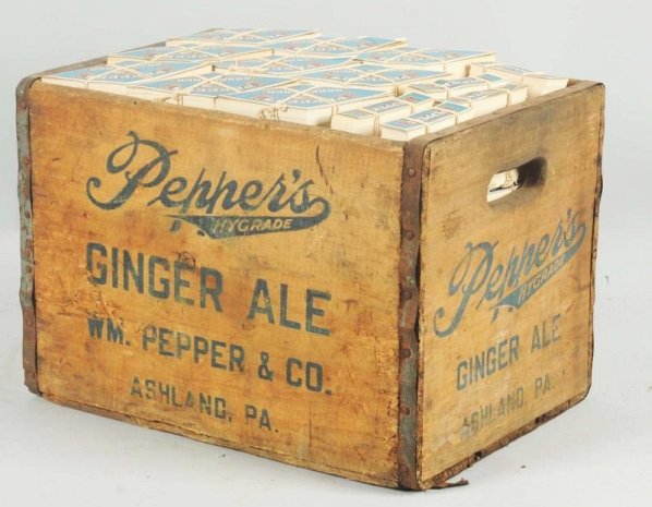 Large Lot of Pepper Soda Labels.: Approximately 20,000 assorted labels. Condition (Near Mint).