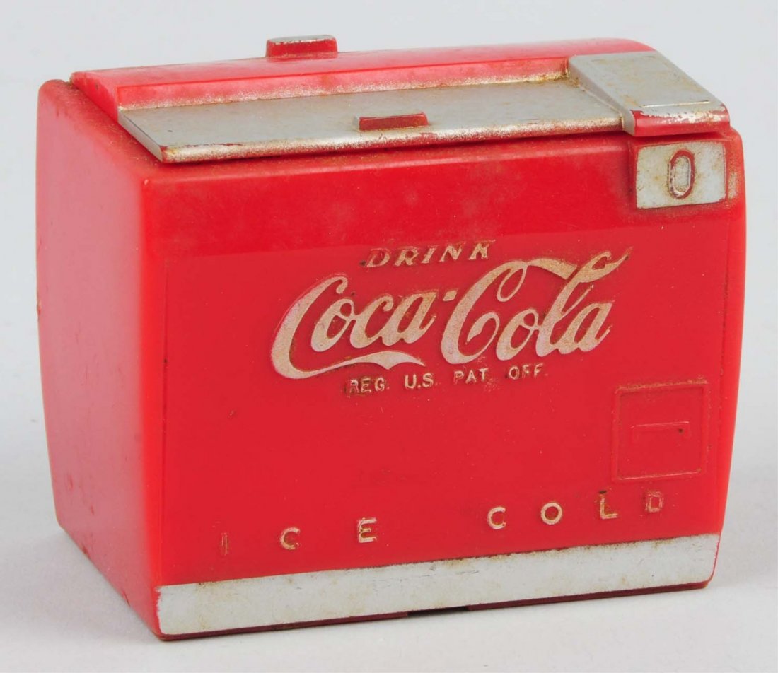 1950s Coca-Cola Cooler Sales Demonstrator.: Just light wear and soiling. Condition (Excellent). Size 2 - 3/4" L.