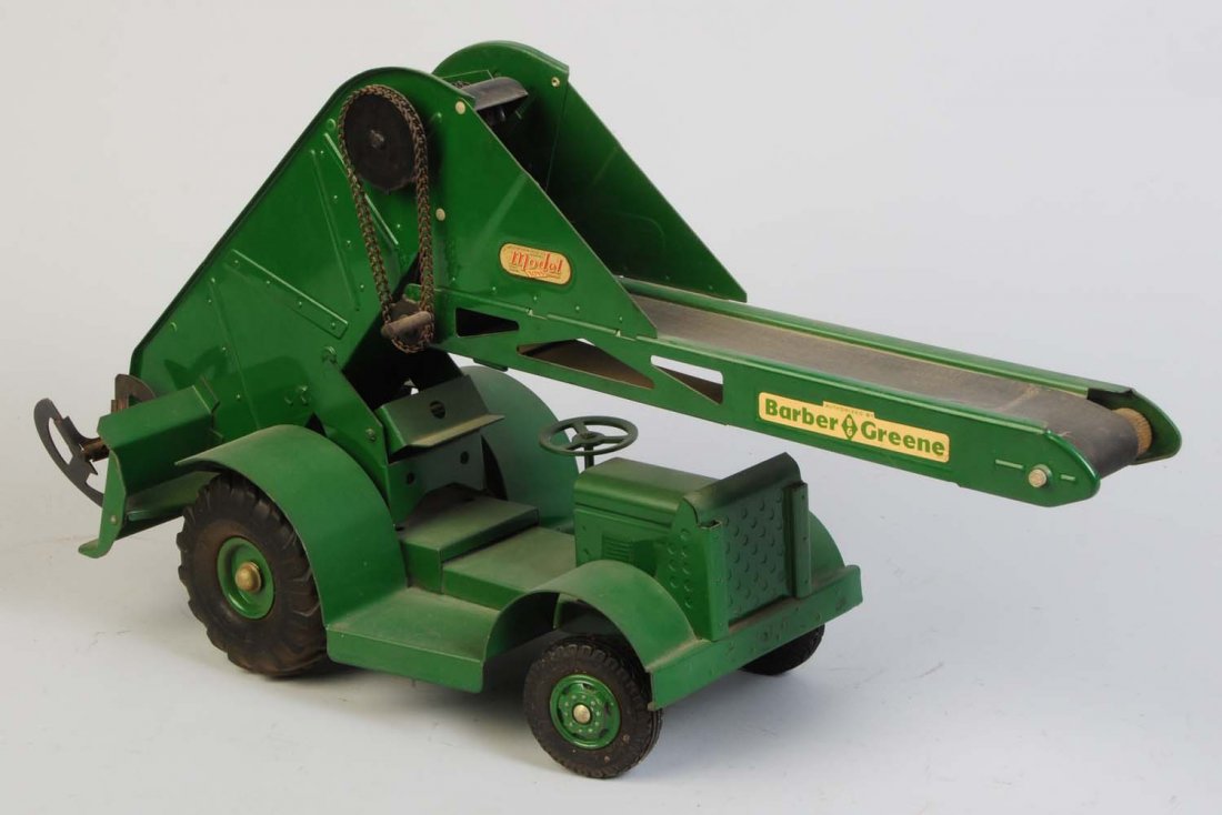 Doepke Barber Greene Construction Toy.: Toy is all original does have excellent decals. Some slight edge wear. A very heavy duty well-made toy. Condition (Excellent). Size 26" L.