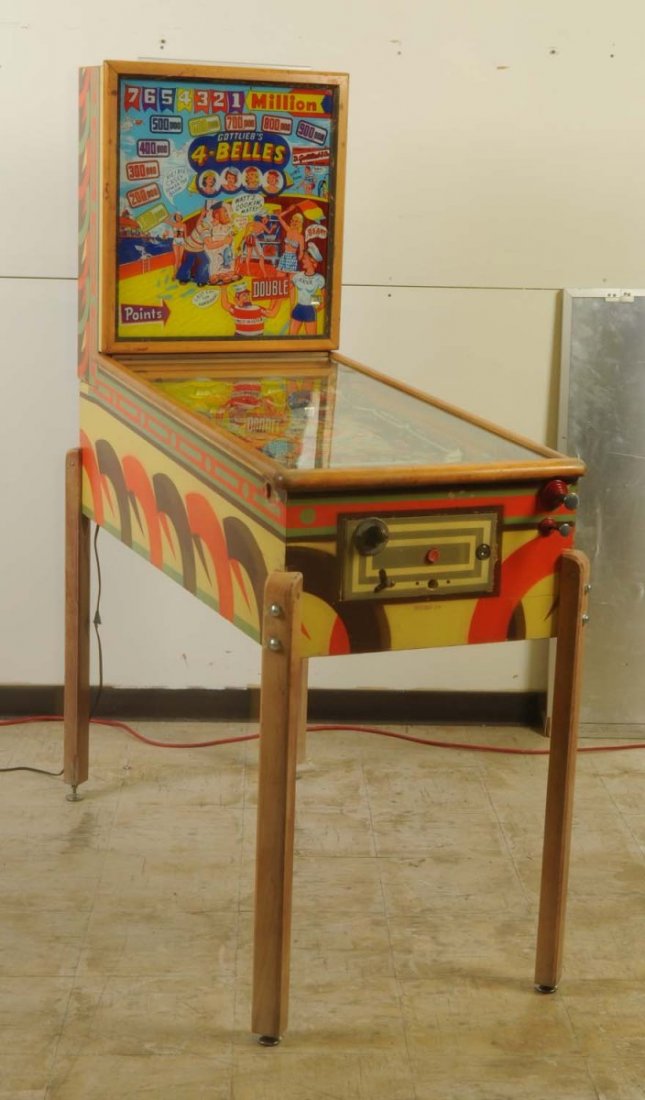 1954 4 Belles D. Gottlieb & Co. Pinball Machine. Apr 27, 2014 Dan