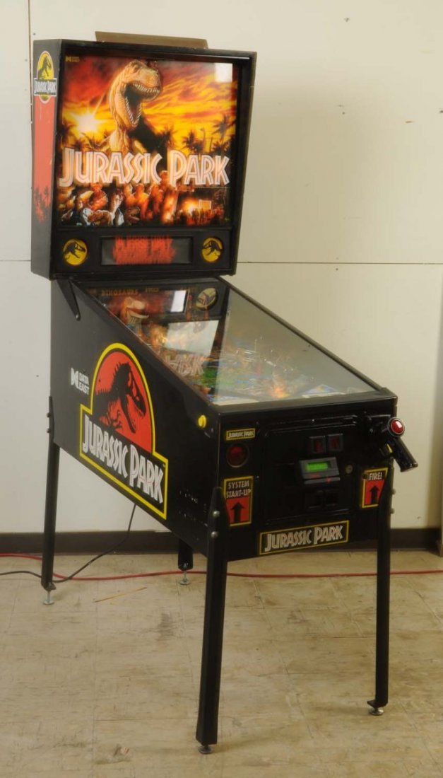 1993 Data East Jurassic Park Pinball Machine.