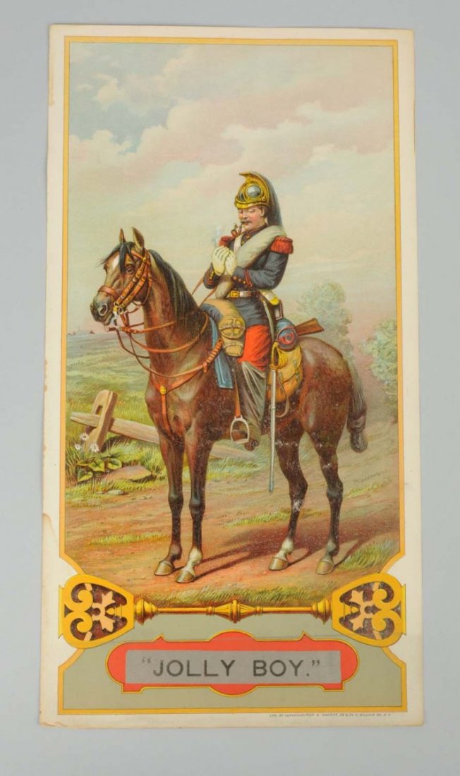 Jolly Boy Tobacco Crate Label.: This Jolly Boy label has great color and imagery. Condition (Excellent). Size 7" x 13 - 1/4".