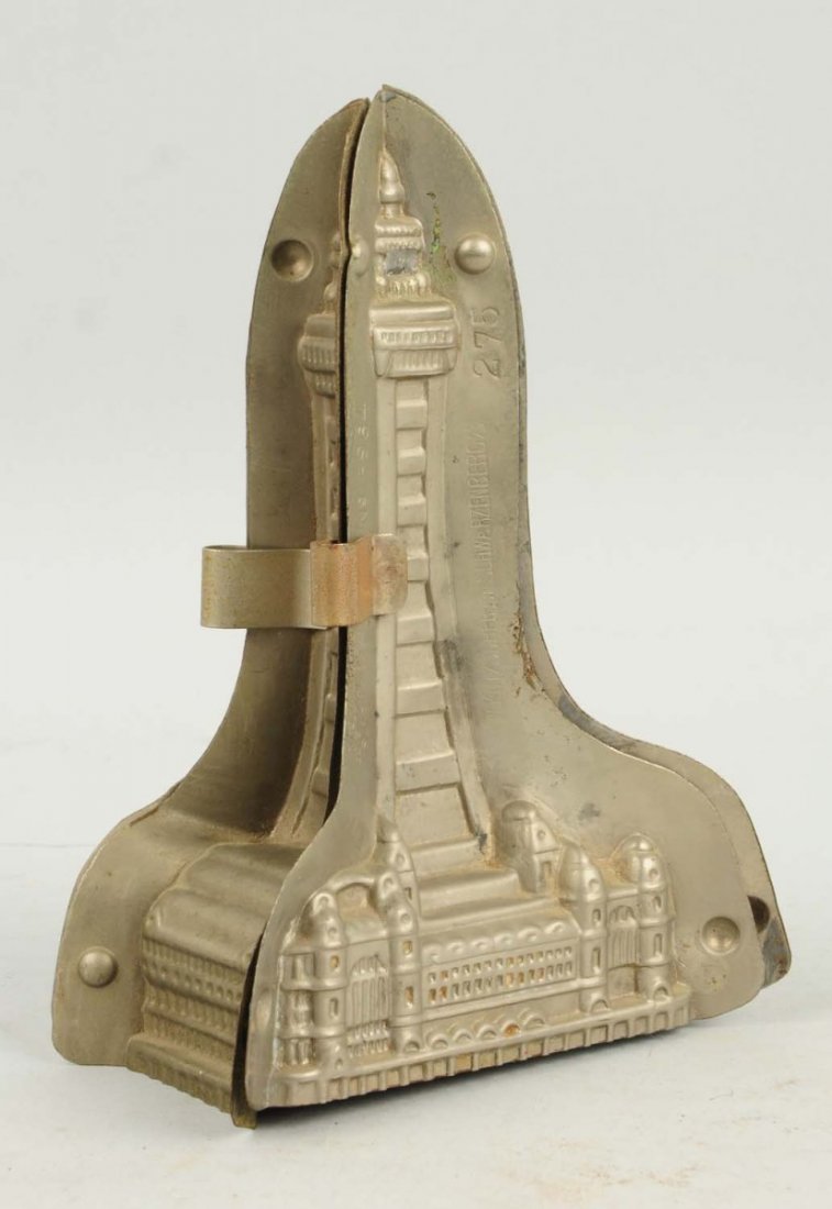 British Blackpool Tower Chocolate Candy Mold.: This British made chocolate mold depicts the blackpool tower in London. Condition (Excellent). Size 6 - 1/4" T.