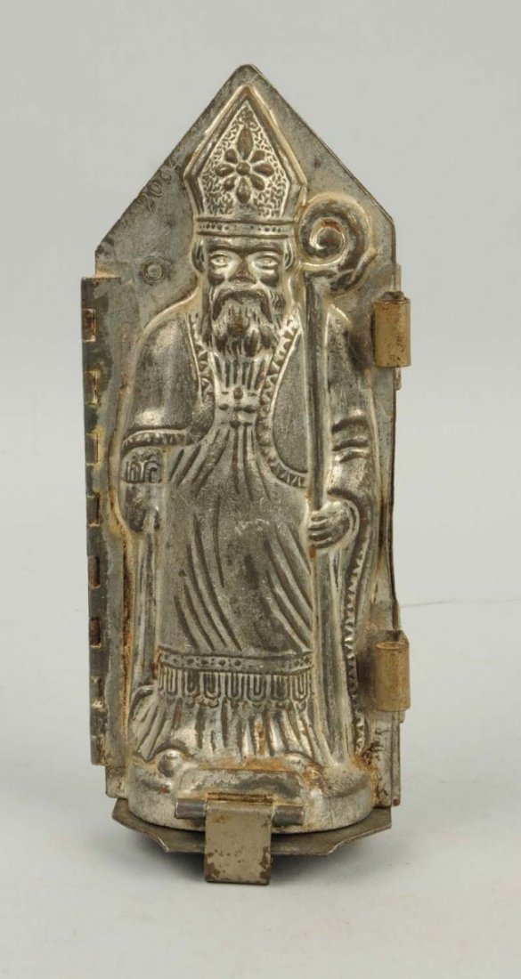 European Priest Chocolate Candy Mold.: This mold depicts what appears to be a German or Russian priest. Condition (Very Good). Size 8" T.