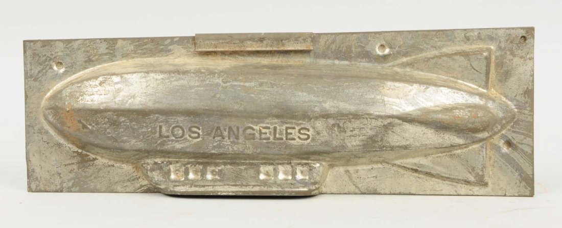 Airship Los Angeles Chocolate Candy Mold.: This great, rare mold has only minor overall surface wear. Condition (Very Good). Size 10" L.