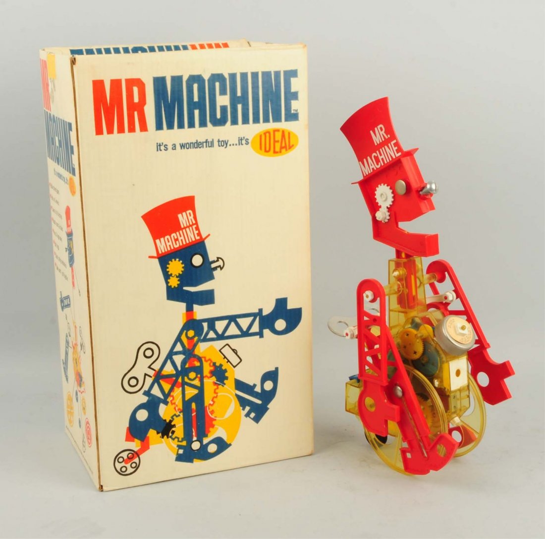 Ideal Mr. Machine Robot.: Comes with box. Robot is in good working order. His original box is included. Condition (Excellent). Size 20 - 1/2" T.