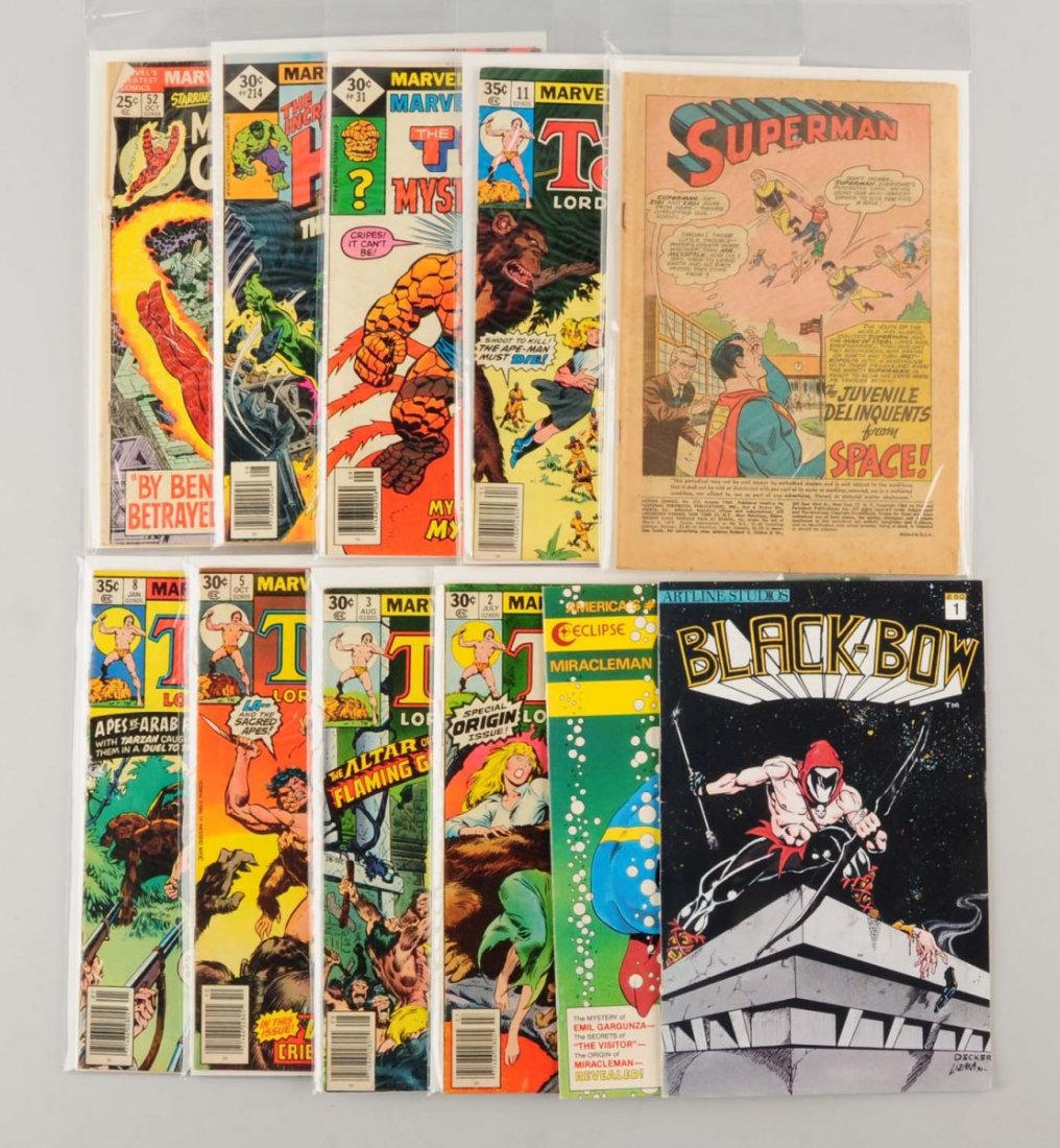 Lot of 300+ Copper & Modern Age Comic Books.: Titles include Miracle Man, Omega, Blood Stone, The Flash, The Spider Woman, Wonder Woman, and many other titles. Condition (Very Good - Excellent).