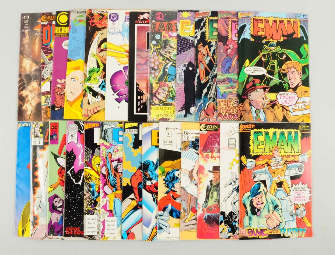 Lot of 300+ Copper & Modern Age Comic Books.: Titles in this lot include Groo, Marvel Universe, The Mighty Mites, Dragonlance, The Maze, Arion, and many other titles. Condition (Very Good - Excellent).