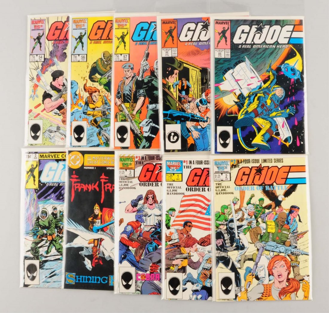 Lot of 200+ Copper & Modern Age Comic Books.: Titles include G.I. Joe, Dominion, Black Magic, Suicide Squad, Justice Machine, Wild Dog, and many other titles. Condition (Very Good - Excellent).