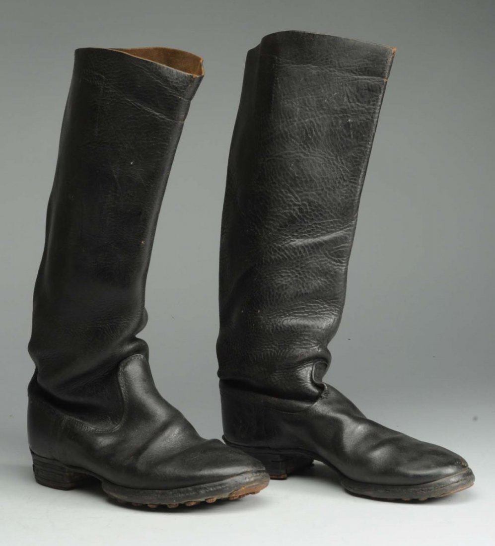 German WWII Hob Nail Officer Boots.: German WWII Hob Nail Officer Boots.