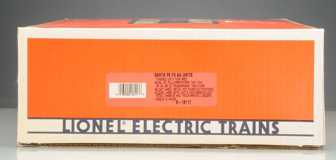 Lionel Santa Fe F3 AA Units Train Set In Box: Both units complete like new in original boxes. Condition (Very Good).