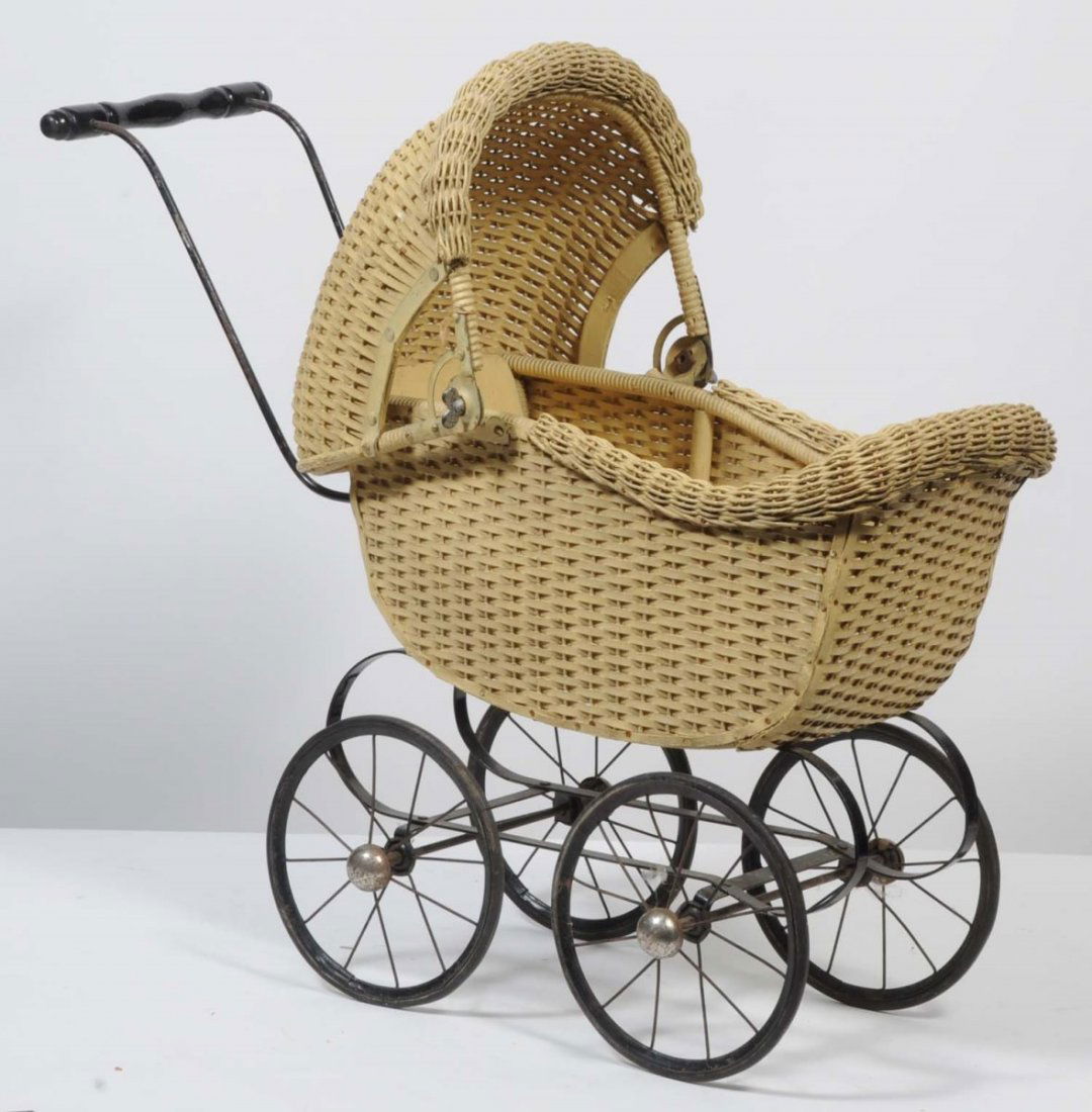 Vintage Doll Carriage.: This is a really sweet size. Condition (Very Good). Size 23" T.