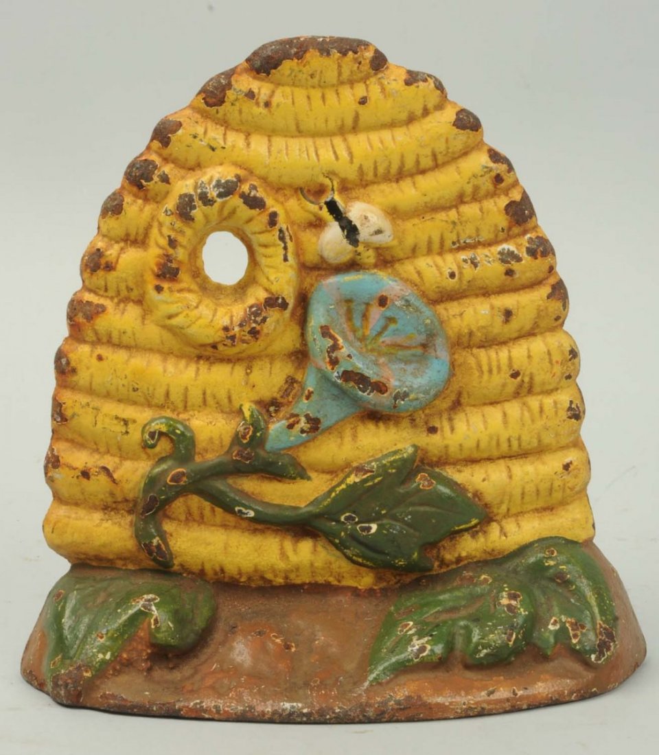 Cast Iron Beehive Doorstop.: Contemporary. Condition (Good). Size 7" T.