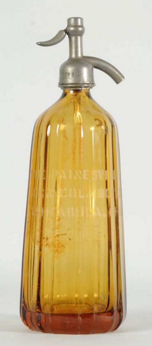 Ashtabula, OH Coca-Cola Seltzer Bottle.: Complete with it’s marked cap, and very light wear with interior stains and soiling. Condition (Very Good - Excellent). Size 12 - 1/2" T.