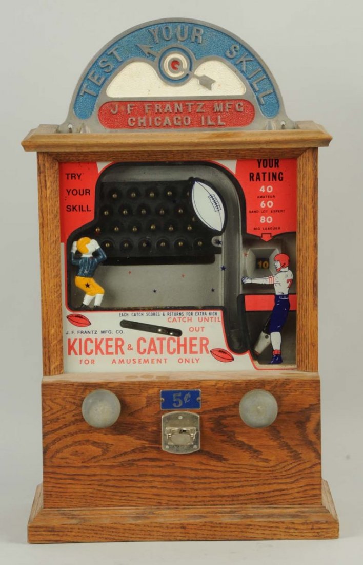 J.F Frantz 5 Cent Kicker Catcher Trade Stimulator