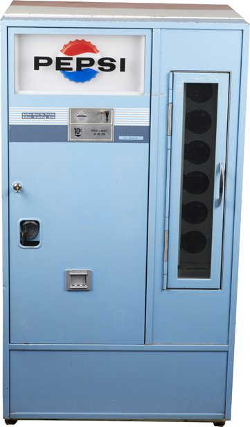 10 Cent La Crosse Cooler Co. Pepsi-Cola Floor Bottle.