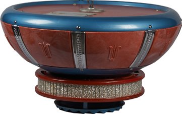 Rock-Ola Tone-O-Lier Lighted Jukebox Speaker In Box.: Rock-Ola Tone-O-Lier Lighted Jukebox Speaker In Box, Rock-Ola Mfg. Corp., Chicago, Ill.