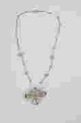 18K WG & Platinum Diamond Necklace. First Image
