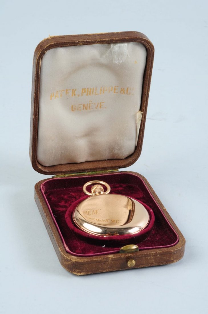 Patek Philippe 18K YG Pocket Watch Hunting Case.: Case No. 2089. Condition (Excellent).