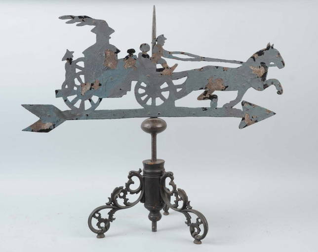 Horse Drawn Fire Engine Weathervane.