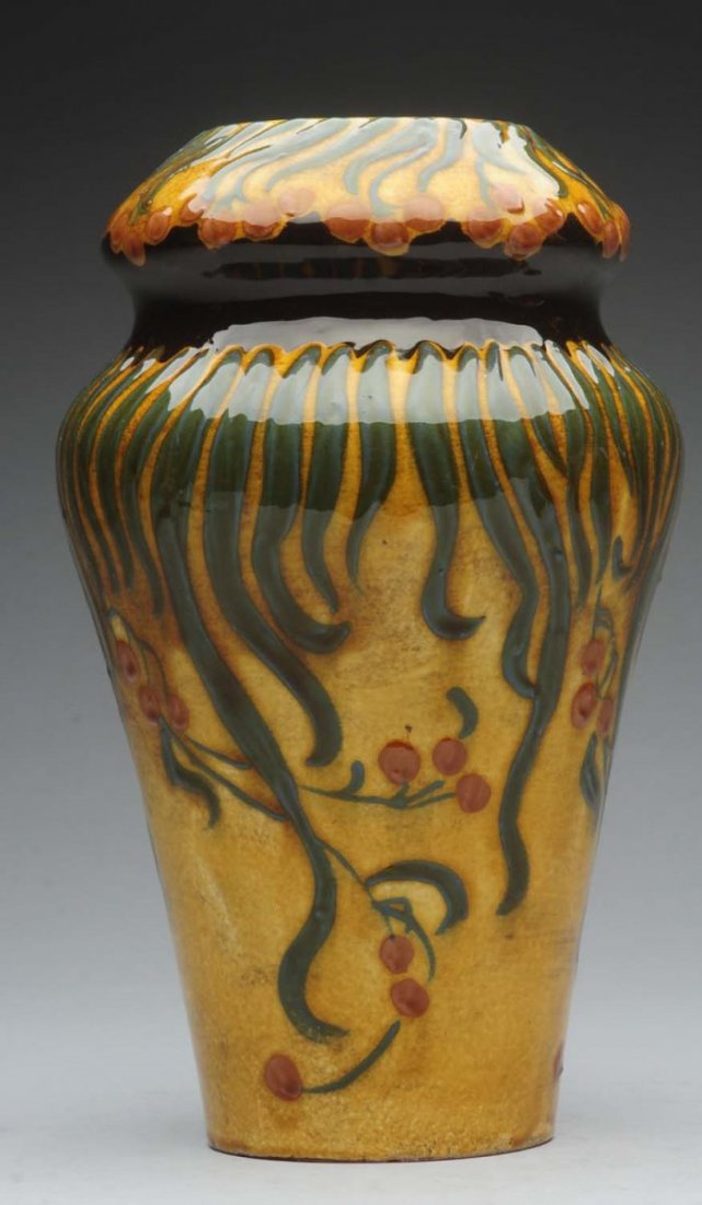 Foley Pottery Vase.: Made in England. Marked 11036 Foley Faience England. Condition (Excellent). Size 11" T.