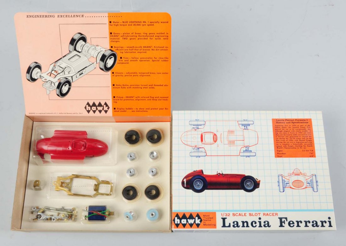 Hark Lancia Ferrari Slot Car Kit.: 1/32 scale. New in box. Condition (Excellent). Size 9" L.