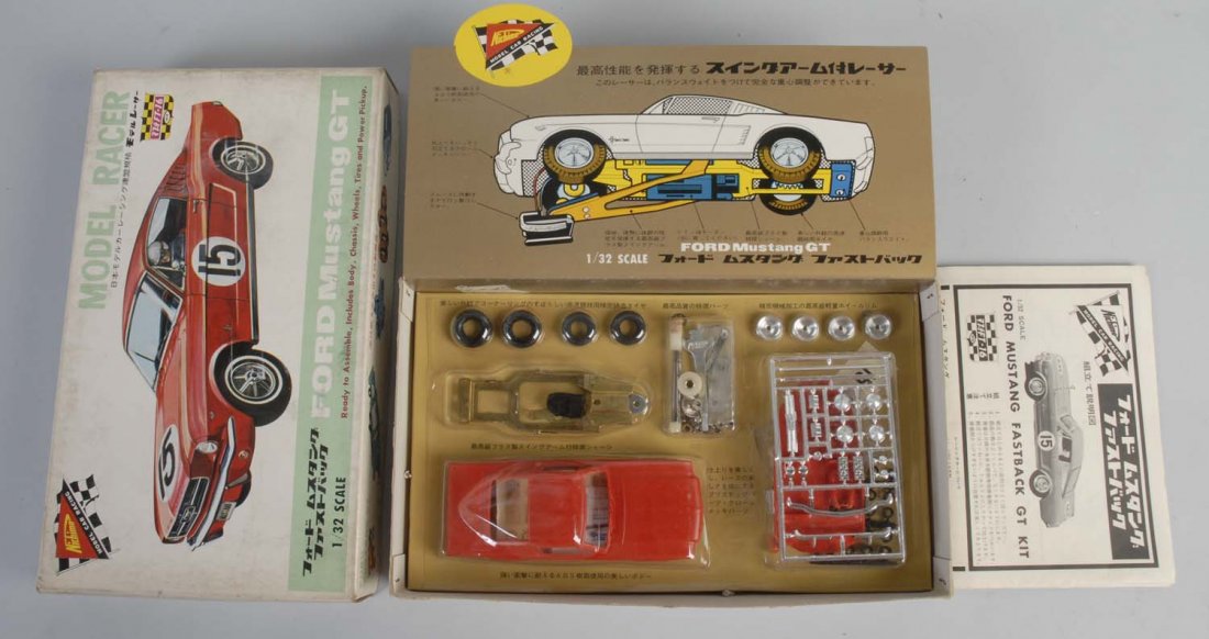 Nichimo Ford Mustang GT Slot Car Kit.: 1/32 scale. New in box. Condition (Excellent). Size 11 - 1/2" L.